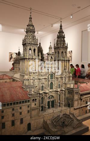 Museo das e Peregrinacións de Santiago, Praza da Quintana, Santiago de Compostela, province de La Corogne, Galice, Espagne. Banque D'Images