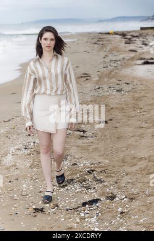 Cabourg, France. 15 juin 2024. Daphne Patakia participe au 38ème Festival du film de Cabourg le 15 juin 2024 à Cabourg, France. Crédit : Bernard Menigault/Alamy Live News Banque D'Images