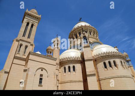 Église notre-Dame d'Afrique à Alger Banque D'Images