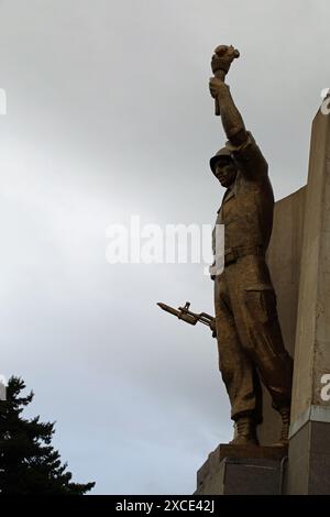 Détail du Mémorial des Martyrs à Alger Banque D'Images