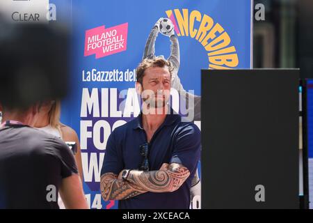 Milan, Italie. 16 juin 2024. Milano Football week, Claudio Marchisio pendant la Milano Football week 2024, autre à Milan, Italie, 16 juin 2024 crédit : Agence photo indépendante/Alamy Live News Banque D'Images