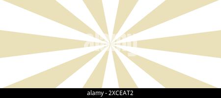 Publicité bannière horizontale de site Web avec rayons du soleil, lignes de fond, lumière Illustration de Vecteur