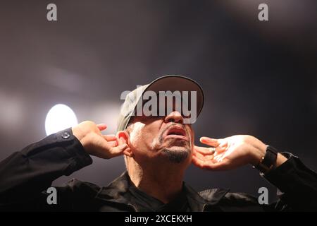 Zagreb, Croatie. 16 juin 2024. Ice-T de Body Count se produit lors d'un concert au Salata Sports Cneter à Zagreb, en Croatie, le 16 juin 2024. Photo : Zeljko Hladika/PIXSELL crédit : Pixsell/Alamy Live News Banque D'Images