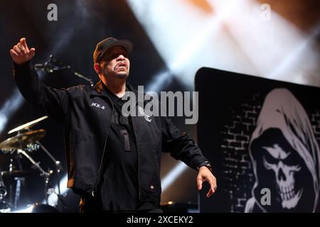 Zagreb, Croatie. 16 juin 2024. Ice-T de Body Count se produit lors d'un concert au Salata Sports Cneter à Zagreb, en Croatie, le 16 juin 2024. Photo : Zeljko Hladika/PIXSELL crédit : Pixsell/Alamy Live News Banque D'Images