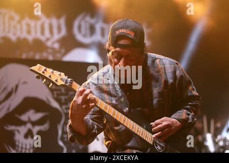 Zagreb, Croatie. 16 juin 2024. Ernie C de Body Count se produit lors d'un concert au Salata Sports Cneter à Zagreb, en Croatie, le 16 juin 2024. Photo : Zeljko Hladika/PIXSELL crédit : Pixsell/Alamy Live News Banque D'Images