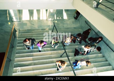 École de commerce, UPV, EHU, Université du pays Basque, Saint-Sébastien, Donostia, Gipuzkoa, pays Basque, Espagne. Banque D'Images