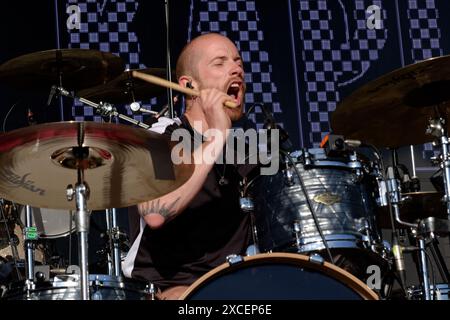 Kid Kapichi, Southampton Summer sessions, Southampton, Hampshire, Royaume-Uni, 16/06/2024, Credit:Michael Palmer/Alamy Live News Banque D'Images