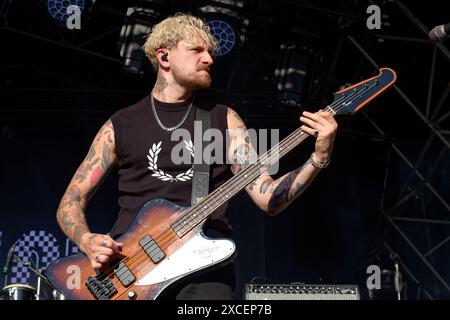 Kid Kapichi, Southampton Summer sessions, Southampton, Hampshire, Royaume-Uni, 16/06/2024, Credit:Michael Palmer/Alamy Live News Banque D'Images