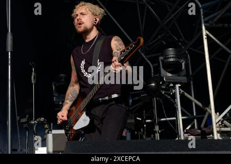 Kid Kapichi, Southampton Summer sessions, Southampton, Hampshire, Royaume-Uni, 16/06/2024, Credit:Michael Palmer/Alamy Live News Banque D'Images