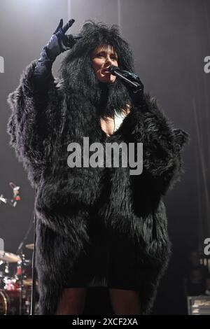 Miami Beach, Floride, États-Unis. 15 juin 2024. Roisin Murphy se produit lors de son Hit Parade Tour au Fillmore le 15 juin 2024 à Miami Beach, en Floride. Crédit : Mpi04/Media Punch/Alamy Live News Banque D'Images