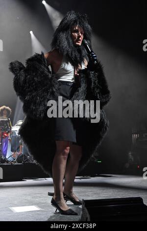 Miami Beach, Floride, États-Unis. 15 juin 2024. Roisin Murphy se produit lors de son Hit Parade Tour au Fillmore le 15 juin 2024 à Miami Beach, en Floride. Crédit : Mpi04/Media Punch/Alamy Live News Banque D'Images