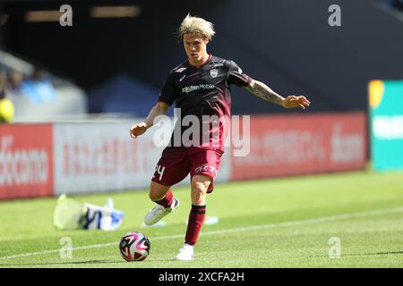 Stade national du Japon, Tokyo, Japon. 16 juin 2024. Gotoku Sakai (Vissel), 16 JUIN 2024 - Football/Football : 2024 J1 League match entre Vissel Kobe - Kawasaki frontale au Japan National Stadium, Tokyo, Japon. Crédit : YUTAKA/AFLO SPORT/Alamy Live News Banque D'Images