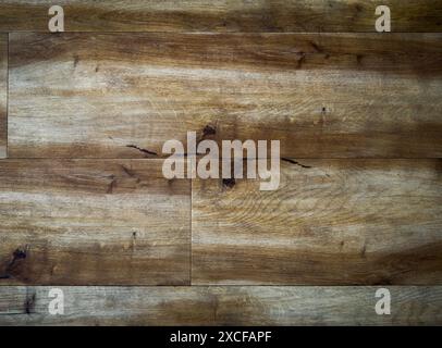 Texture de fond de planches de plancher en stratifié de bois avec grain de bois naturel Banque D'Images