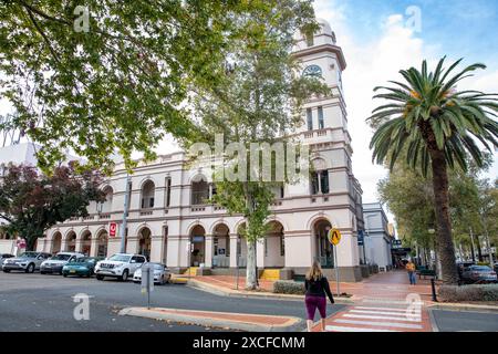 Tamworth Australie, bâtiment historique Post and Telegraph Office qui est classé au patrimoine, Nouvelle-Galles du Sud, Australie Banque D'Images