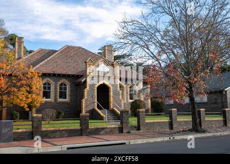 Centre-ville d'Armidale en Australie, architecture victorienne classique sur des bâtiments patrimoniaux à Armidale, Nouvelle-Galles du Sud, Australie Banque D'Images