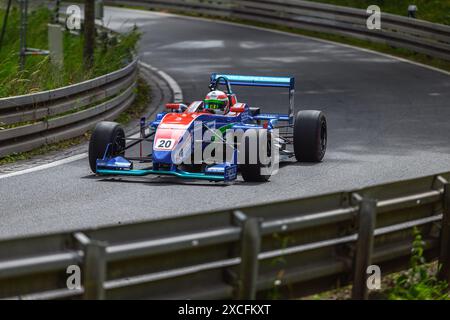 #20, Frank Debruyne, Dallara F306, DEU GER, FIA European Hill Climb Championship, Round 5 - Allemagne, ADAC Glasbachrennen, Steinbach, 14-16.06.2024 Foto : Eibner-Pressefoto/Martin Herbst Banque D'Images