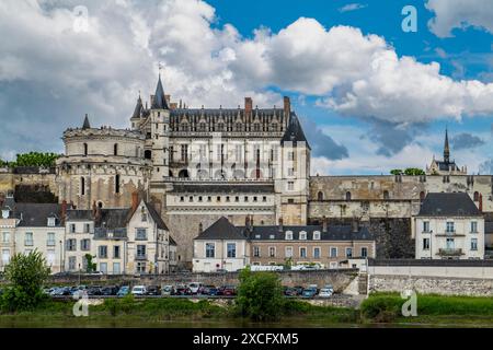 CHÂTEAU D'AMBOISE (9ÈME C, RECONSTRUIT 1492-1498) AMBOISE FRANCE Banque D'Images