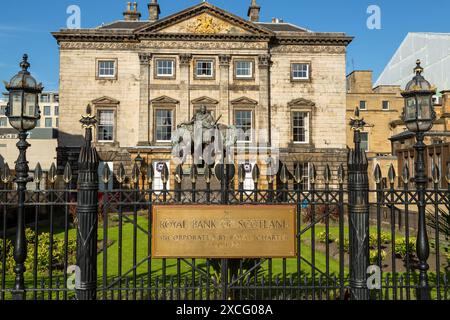 Dundas House est le siège social de la Royal Bank of Scotland Banque D'Images