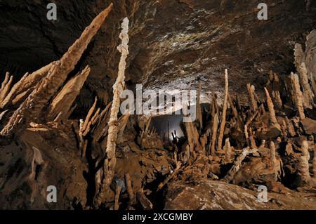 Le géant de grottes de Mulu National Park, Sarawak, Bornéo, Malaisie Banque D'Images