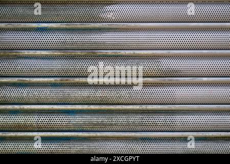 Volet roulant métallique Banque D'Images