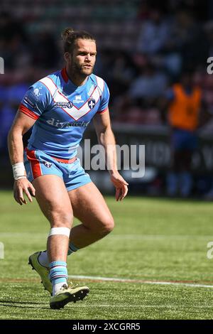 Widnes, Angleterre - 16 juin 2024 - Liam Kay de Wakefield Trinity. Championnat de rugby à XIII Betfred, Widnes Vikings vs Wakefield Trinity au stade DCBL, Widnes, Royaume-Uni Dean Williams Banque D'Images