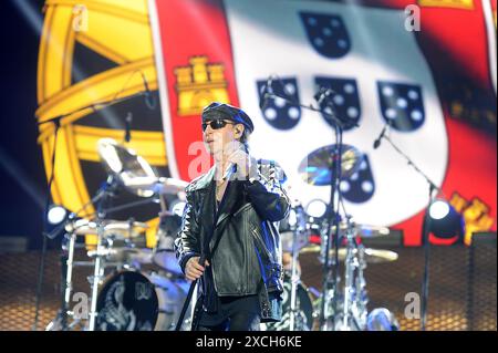 Lisboa, Portugal. 15 juin 2024. Lisbonne, 15/06/2024 - environnement le premier jour de Rock à Rio Lisboa, au Parque das Nacoes à Lisbonne. Scorpions Credit : Atlantico Press/Alamy Live News Banque D'Images