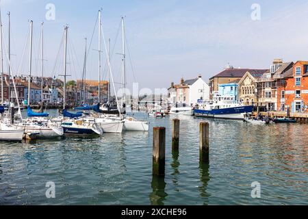 Weymouth, Dorset, Royaume-Uni, Angleterre, Weymouth Royaume-Uni, Weymouth Dorset, Weymouth Town, Weymouth England, Weymouth Harbour, port, port, marina, weymouth Banque D'Images