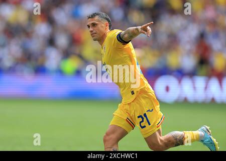 Munich Football Arena, Munich, Allemagne. 17 juin 2024. Euro 2024 Groupe E Football, Roumanie contre Ukraine ; Nicolae Stanciu (rom) célèbre son objectif pour 1-0 à la 29e minute crédit : action plus Sports/Alamy Live News Banque D'Images