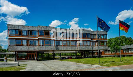 Cour constitutionnelle fédérale (Bundesverfassungsgericht) à Karlsruhe. Allemagne, Bade-Wurtemberg, Europe Banque D'Images