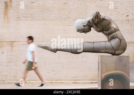 3 divers sculpture, Cascade Complex, Erevan, Arménie Banque D'Images