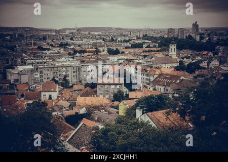 Vue sur Zemun à Belgrade. Serbie Banque D'Images