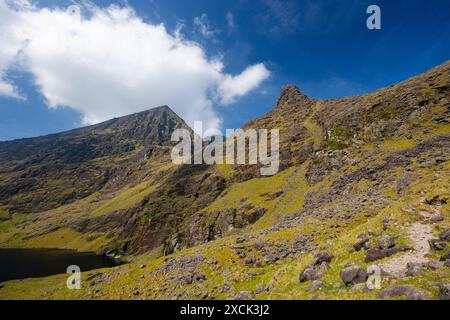 Macgillycuddy's Reeks, comté de Kerry, Irlande Banque D'Images