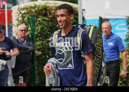 Halle Westf, Westfalen, Deutschland. 17 juin 2024. Felix Auger-Aliassime (CAN).pendant le 31. TERRA WORTMANN OPEN, ATP500 - Tennis pour hommes (crédit image : © Mathias Schulz/ZUMA Press Wire) USAGE ÉDITORIAL SEULEMENT! Non destiné à UN USAGE commercial ! Banque D'Images
