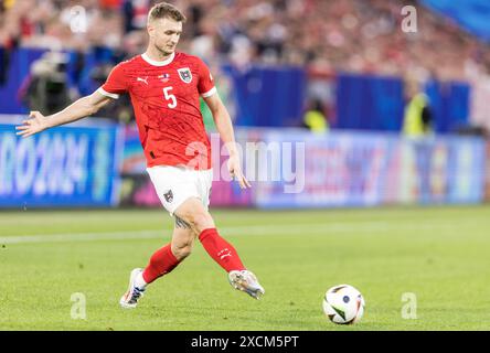 Dusseldorf Arena, Dusseldorf, Allemagne. 17 juin 2024. Euro 2024 Groupe d Football, Autriche contre France ; Stefan Posch (AUT) crédit : action plus Sports/Alamy Live News Banque D'Images