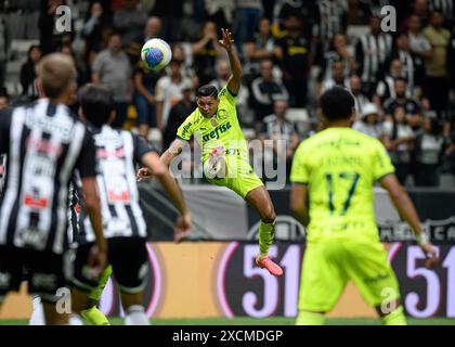 Belo Horizonte, Brésil. 17 juin 2024. Rony of Palmeiras, lors du match entre l'Atletico Mineiro et Palmeiras, pour la Serie A 2024 brésilienne, au stade Arena MRV, à Belo Horizonte le 17 juin. Photo : Gledston Tavares/DiaEsportivo/Alamy Live News crédit : DiaEsportivo/Alamy Live News Banque D'Images