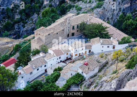 Sanctuaire de Tiscar, gotico avec des éléments mudéjars, parc naturel sierras de Cazorla, Segura y Las Villas, Jaen, Andalousie, Espagne Banque D'Images