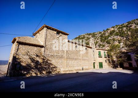 Sanctuaire de Tiscar, gotico avec des éléments mudéjars, parc naturel sierras de Cazorla, Segura y Las Villas, Jaen, Andalousie, Espagne Banque D'Images