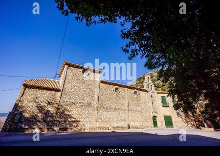 Sanctuaire de Tiscar, gotico avec des éléments mudéjars, parc naturel sierras de Cazorla, Segura y Las Villas, Jaen, Andalousie, Espagne Banque D'Images