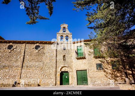 Sanctuaire de Tiscar, gotico avec des éléments mudéjars, parc naturel sierras de Cazorla, Segura y Las Villas, Jaen, Andalousie, Espagne Banque D'Images