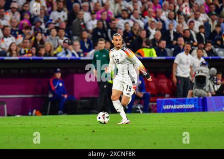 Leroy Sane 19 Deutschland in Aktion beim Eröffnungsspiel der Europameisterschaft Deutschland - Schottland AM 14.06.2024. München Munich Football Arena Bayern Deutschland *** Leroy Sane 19 Allemagne en action lors du match d'ouverture du Championnat d'Europe Allemagne Écosse le 14 06 2024 Munich Munich Munich Football Arena Bayern Allemagne Banque D'Images