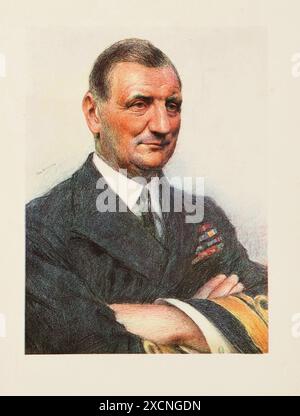 Die Alliierten im ersten Weltkrieg, Britisches Reich, Konteradmiral Sir Edward Heaton Ellis, Historisch, digital restaurierte Reproduktion von einer Vorlage aus dem 19. Jahrhundert, date du dossier non précisée Banque D'Images