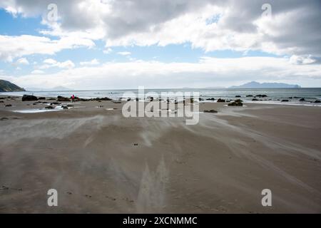 Plage de Mangawhai Heads - Nouvelle-Zélande Banque D'Images