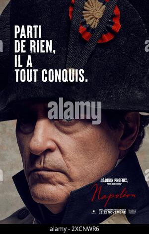 Napoléon année : 2023 USA / UK réalisateur : Ridley Scott Joaquin Phoenix affiche française Banque D'Images