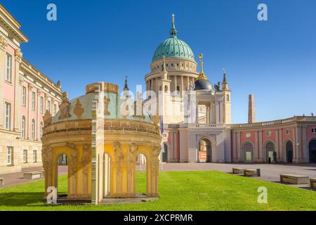 Vue du parlement de Brandebourg (Landtag), Potsdam, Allemagne Banque D'Images
