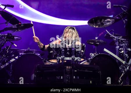 Italie, 12 juin 2024 Evanescence live au Fiera Milano Live, RHO - Milan, © Luna la Chimia / Alamy Banque D'Images