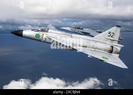 VIGGEN DE SAAB Banque D'Images