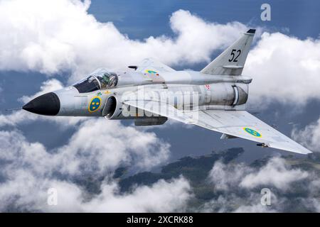 VIGGEN DE SAAB Banque D'Images