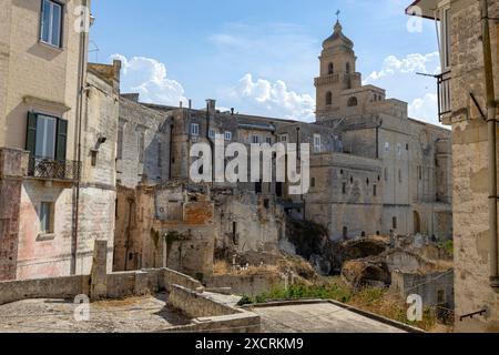 Voir le centre historique de Gravina dans les Pouilles, province de Bari, Pouilles, Italie Banque D'Images