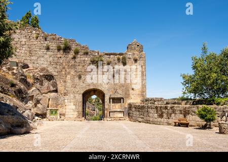 Château de Sortelha, village historique près de Covilha. Castelo Branco, Portugal Banque D'Images