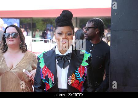 Londres, Royaume-Uni, 12 mai 2024. Gbemisola ikumelo arrive aux BAFTA Television Awards 2024, Royal Festival Hall, Londres, Royaume-Uni Banque D'Images